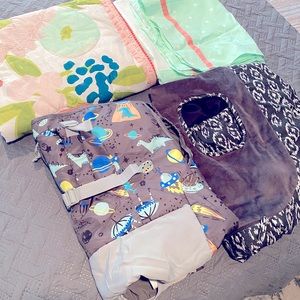 Crib sheets & shopping cart covers